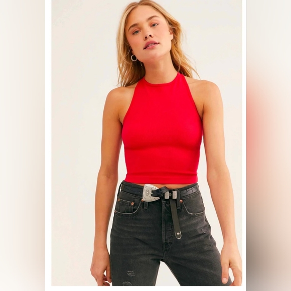 ‼️Last One‼️ Free People Ribbed Racerback Cami XS/S - Picture 3 of 3